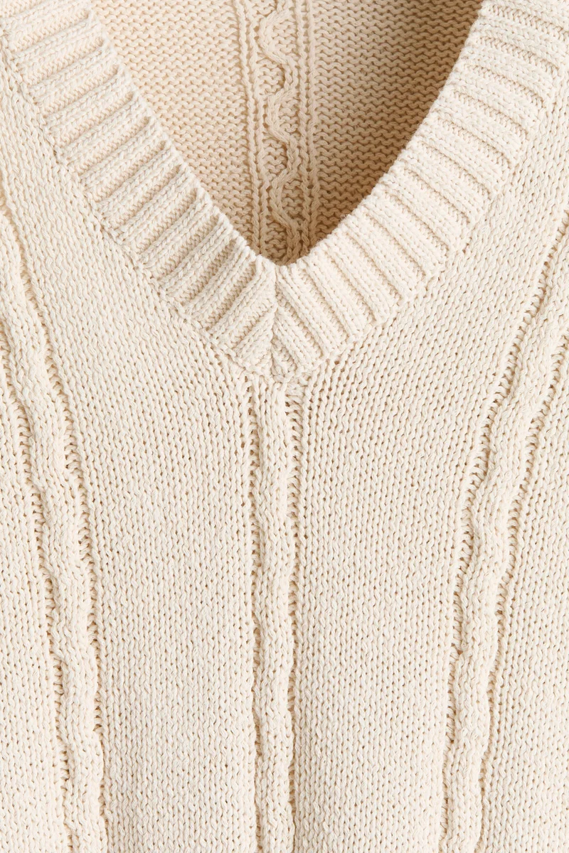 H&M Relaxed Fit Cable-knit jumper