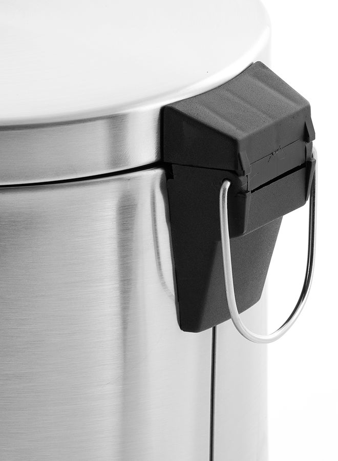 Royalford Stainless Steel Pedal Bin silver - Image 5