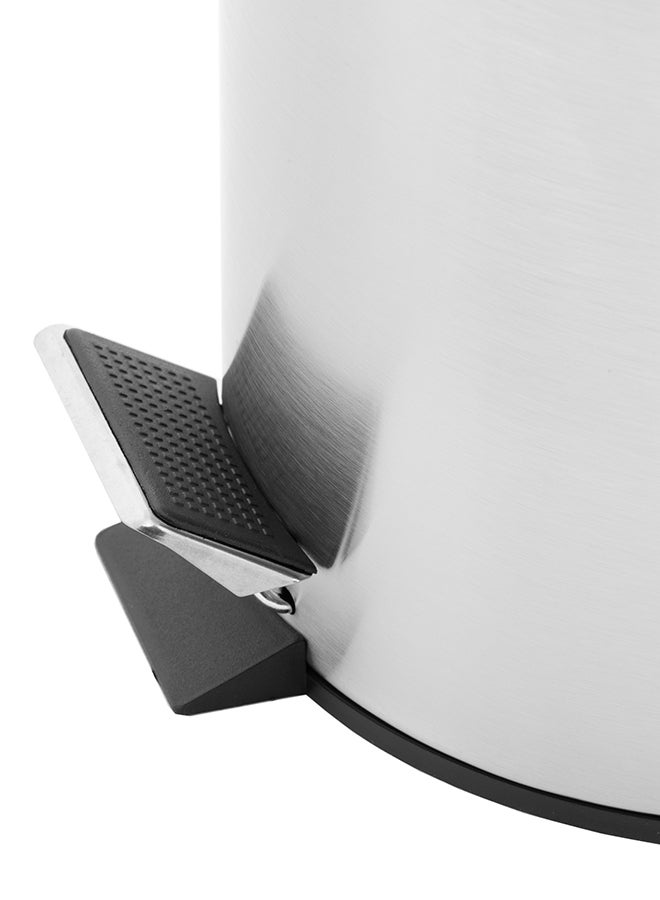 Royalford Stainless Steel Pedal Bin silver - Image 4