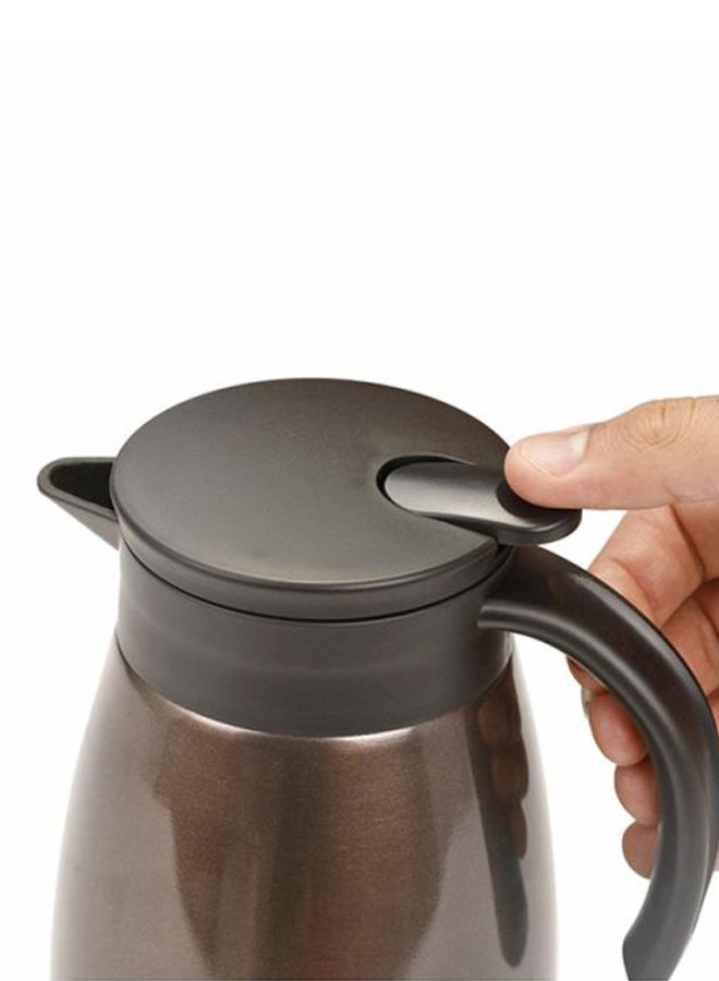 Royalford Portable Stainless Steel Double Walled Insulated Vacuum Coffee Pot Assorted 1Liters - Image 2