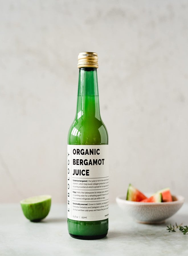 Erbology 100% Organic Bergamot Juice 8.5 fl oz - Supports Immunity and Collagen Production - Rich in Vitamin C and Bioactive Flavonoids - Straight from Farm in Italy - Undiluted - No Added Sugar - Non-GMO - Image 3