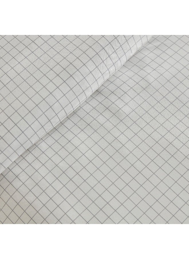 Home Box Ferum Stripe 3-Pieces Microfiber Queen King Duvet Quilt Cover Set 220 x 220 cm  - Image 4