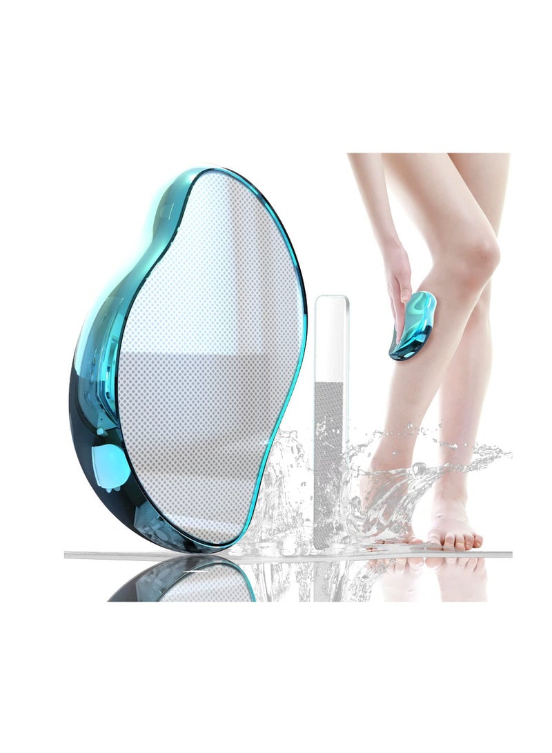 ECVV ممحاة إزالة الشعر الكريستالية الشفافة متعددة الأغراض وغير المؤلمة/زرقاء - Image 1