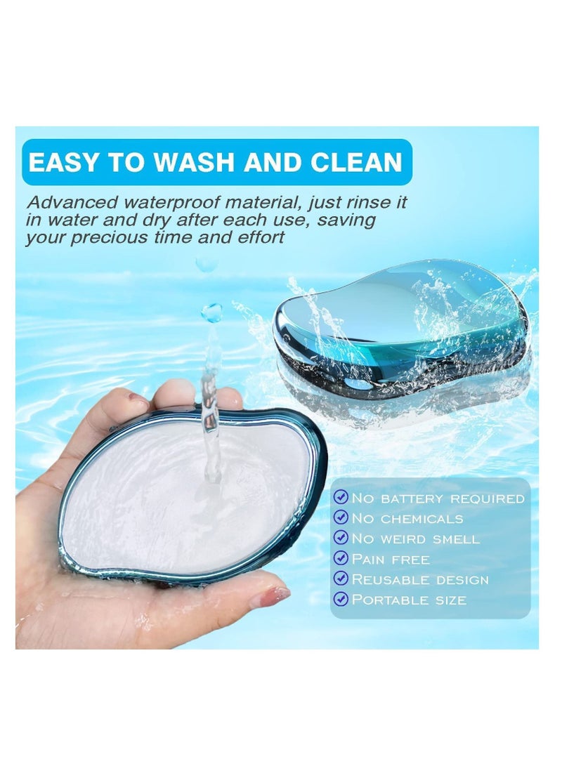 ECVV ممحاة إزالة الشعر الكريستالية الشفافة متعددة الأغراض وغير المؤلمة/زرقاء - Image 5