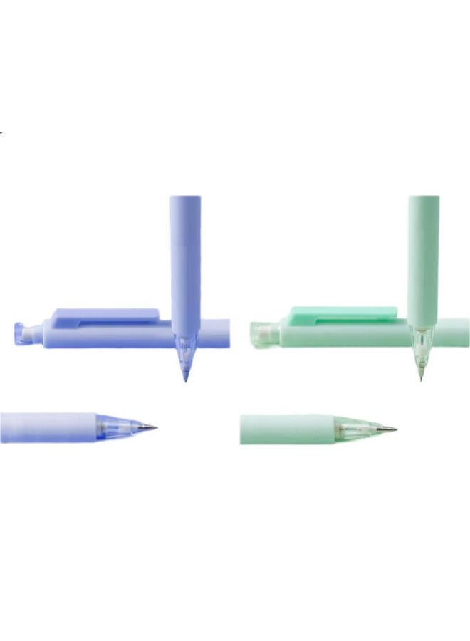 Kaco Dabo Mechanical Pencil Sky Blue 0.5Mm Hb Refillable (1 Pencil + 1 Box Of Lead) - Image 3