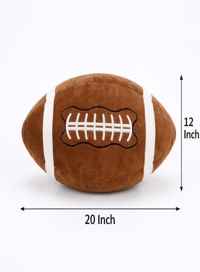 MSYA Football Throw Pillow 20x12 Inch, Soft Plush American Football Pillow for Couch, Bed & Living Room, Decorative Sports Pillow, Cozy Gift for Football Fans - Image 4