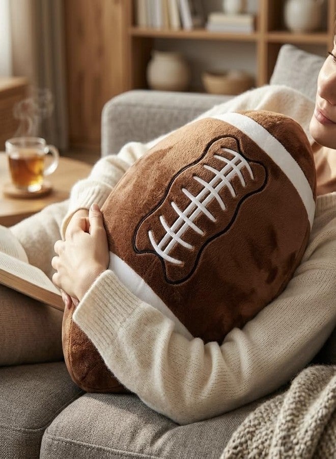 MSYA Football Throw Pillow 20x12 Inch, Soft Plush American Football Pillow for Couch, Bed & Living Room, Decorative Sports Pillow, Cozy Gift for Football Fans - Image 3