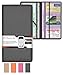 MOTO4X Premium Leather with Magnetic Shut Car Registration and Insurance Card Holder Glove Box Organizer for License Cards Documents a Car Wallet for All Vehicle Needs and Car Accessories Black - Image 2