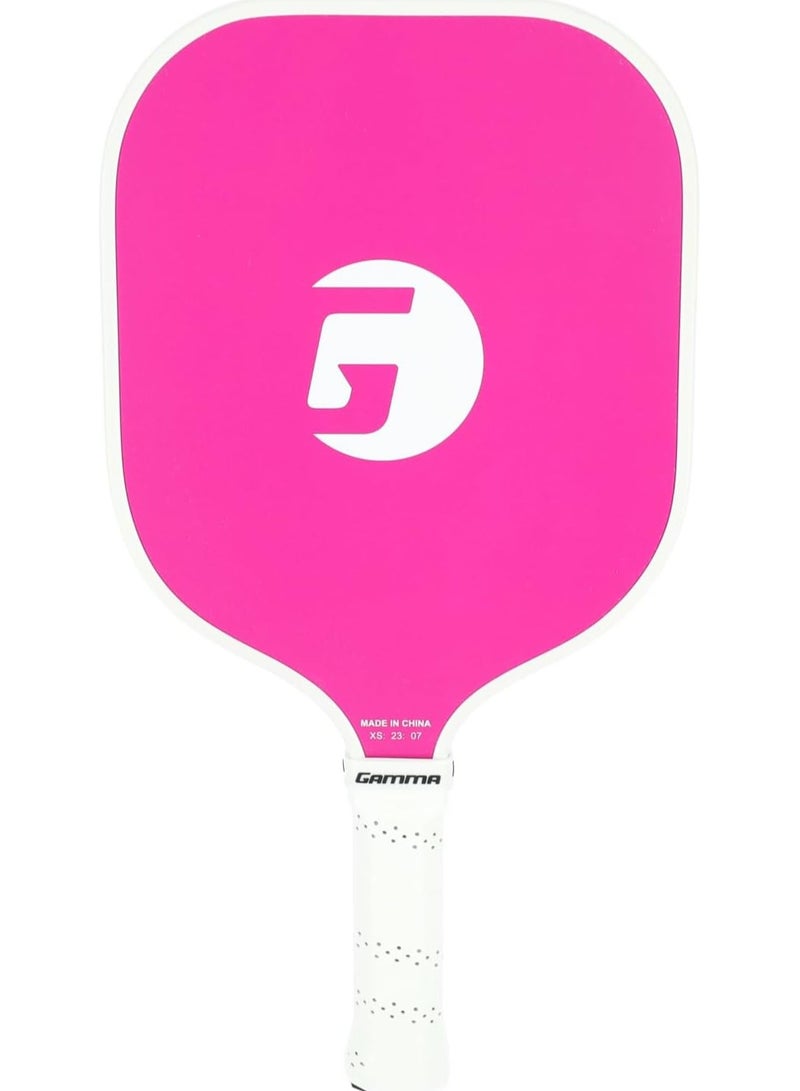 Gamma GAMMA Fusion Power Pickleball Paddle, 8.25-Inch Wide Fiberglass Surface Maximizes Hit Potential for All Skill Levels, Pink  - Image 2