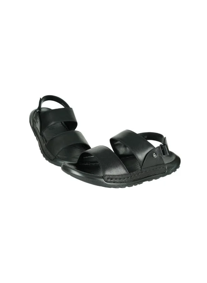 barjeel uno 008-3637 Barjeel Uno Mens Casual Sandals 23218-10 Black