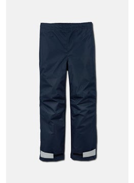 Kids Boy Regular Fit Plain Rain Pants. Navy and Grey