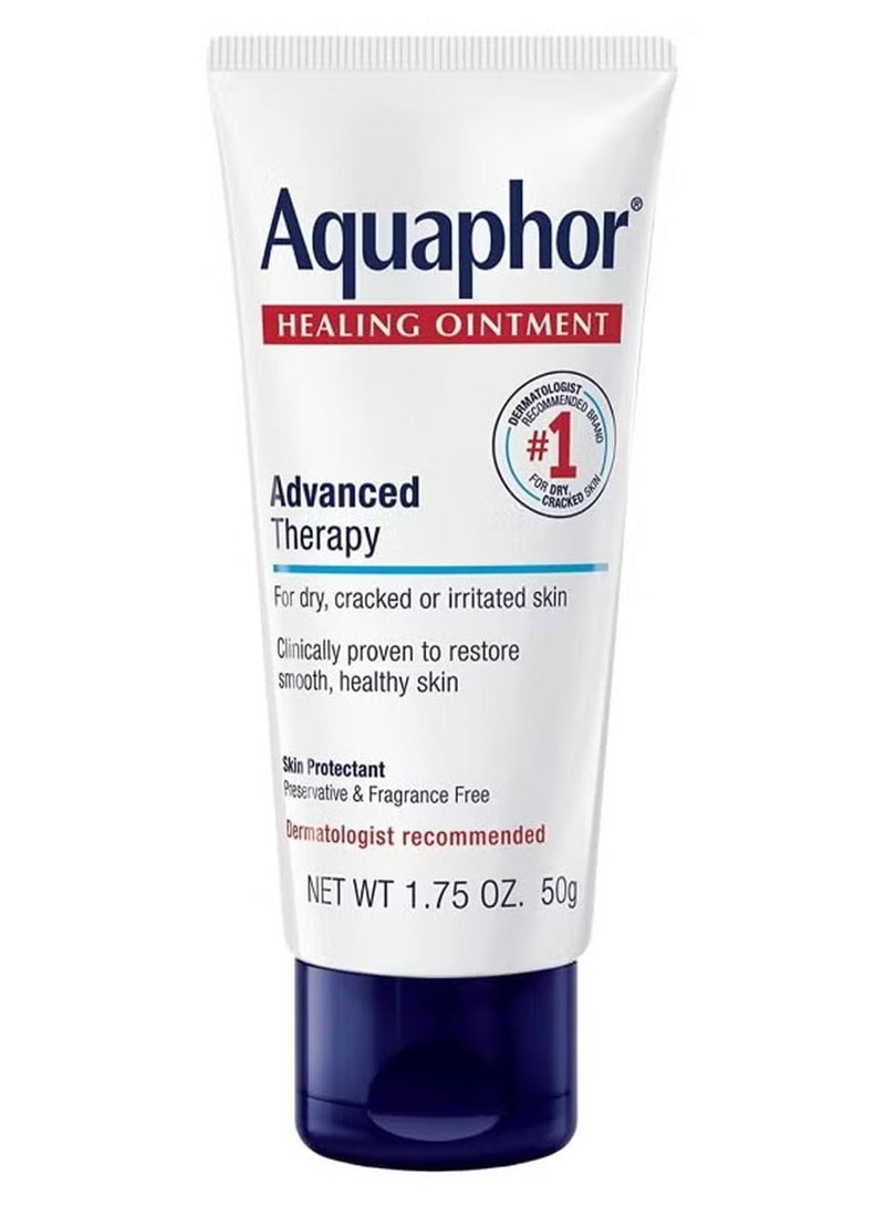 Aquaphor Healing Ointment Advanced Therapy, 1.75 Oz Packaging May Vary 50grams - Image 1