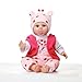 Kdudgso Reborn Baby Dolls Girl 22 Inch Lucy Cute Realistic Baby Doll Lifelike Vinyl Reborn Baby Doll Real Life Bebe Silicona with Feeding Kit Toys for Gifts for Kids 3 - Image 3