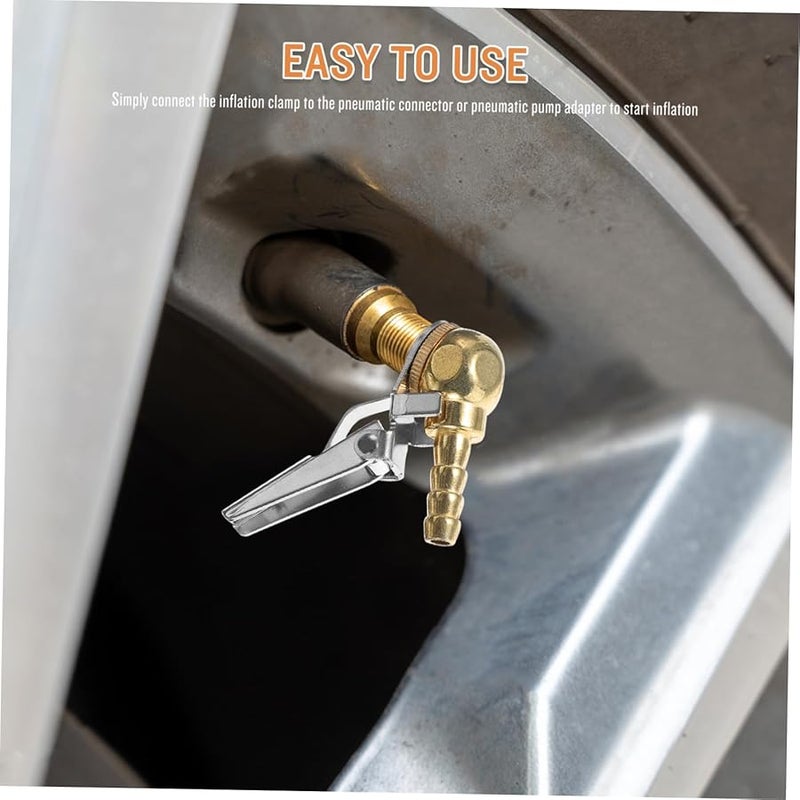 مشبك هواء ثقيل للتعليق السريع للإطارات مزود بمشبك للسيارات والدراجات الهوائية والنارية والشاحنات - Image 4