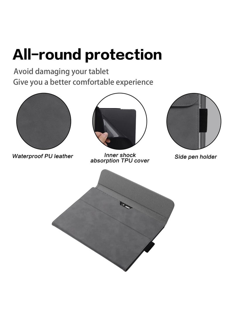 Y&D Slim Shell Cover Tablet Sleeve Case Compatible with Surface Pro 7 Plus/Pro 7/Pro 6/Pro 5/Pro 4 12.3 inch Small Bag Multi Viewing Angles Type Keyboard Slate Gray - Image 5