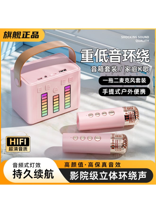 نيوترل Q2 مصباح رأس ملون مع ميكروفون لاسلكي ومتكامل مع سماعة بلوتوث، مثالي للاستخدام الخارجي والعائلي والغناء الكاريوكي - Image 4