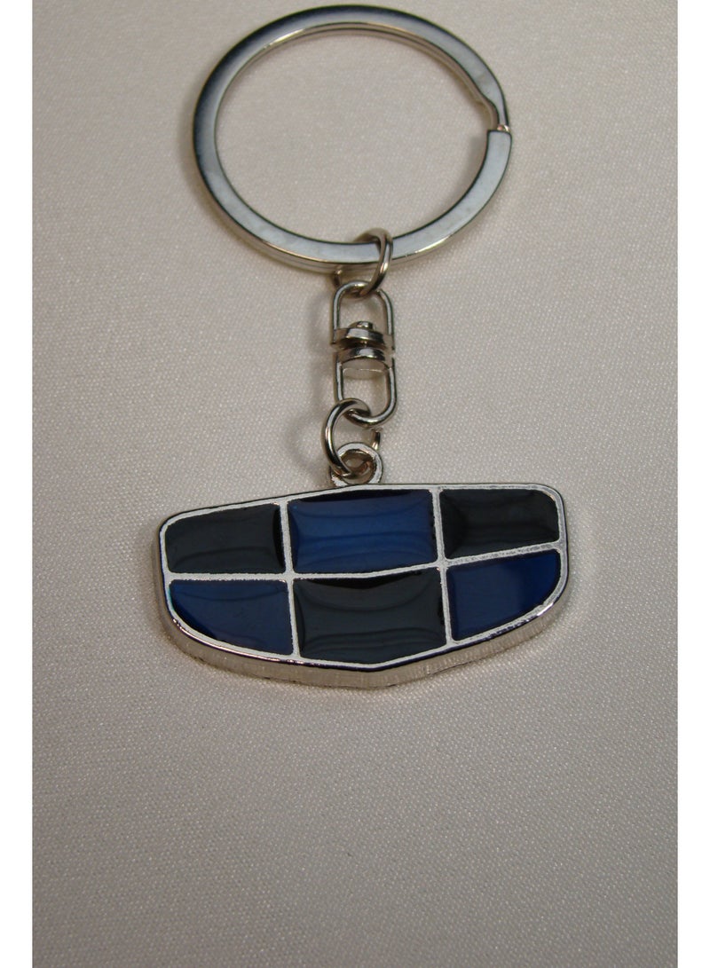 جيلي شعار مفتاح سلسلة حلقة رئيسية لسيارة جيلي المعادن المفاتيح - Image 1