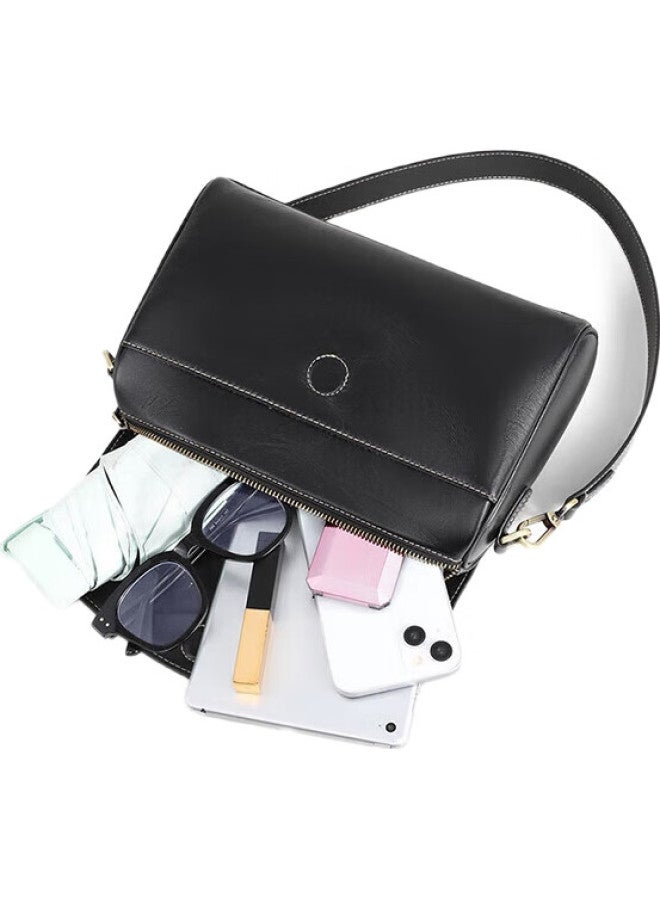 Viney Cowhide Shoulder Bag Women'S Brand Diagonal Pillow Bag Light And Simple Single Shoulder Bag New Year Birthday Gift For Girlfriend Wife - Image 3