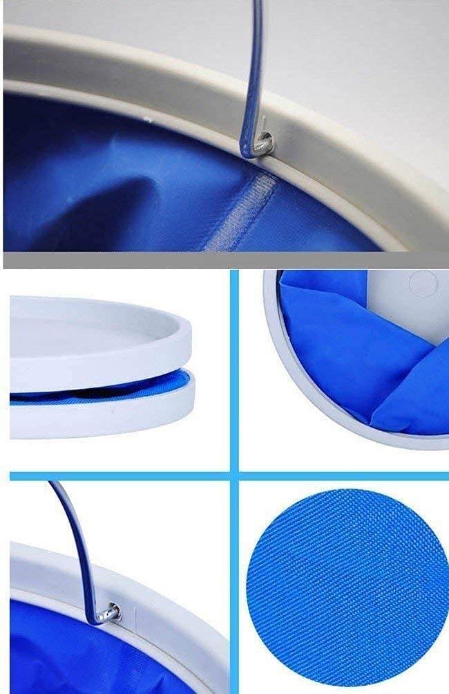 DITCAFOS Collapsible Foldaway Bucket Portable Foldable Water Pail for Outdoor CampingCar WashingFishingHikingMulti Color - Image 3