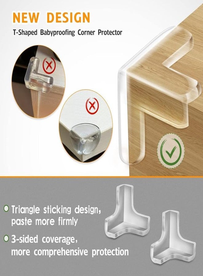 Rster Pack of 16 Silicone Corner Protector for Baby Edge Protector for Sharp Edges Baby Proofing Edge Guards Table Corners Edge Protector for Furniture Bed - Image 2