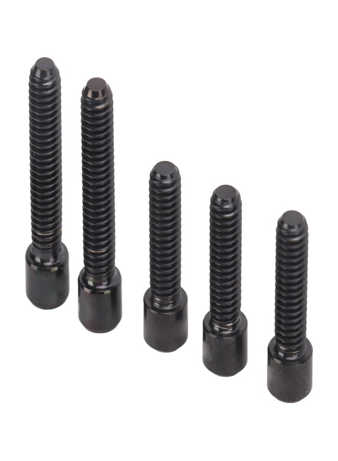 RISK 5Pcs Derailleur Screws M4 3Pcs 13.5 2Pcs 20mm Titanium Alloy Rustproof Easy Installation Cage Screws for Mountain Bike Black - Image 3