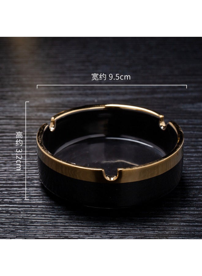Ceramic Ashtray For Home Use, Cute, High-end, Light Luxury, Simple, Hotel Business Style, Simple Ashtray, Creative Ashtray