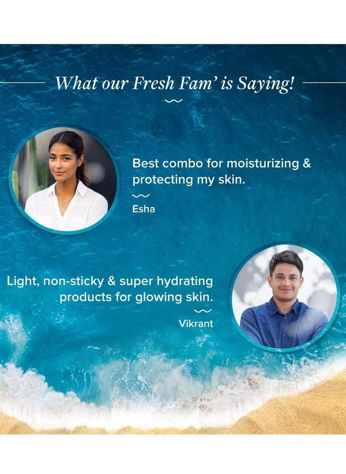 Aqualogica - Protect & Brighten Duo Sunscreen 50g Gel Moisturizer 50g - Image 1