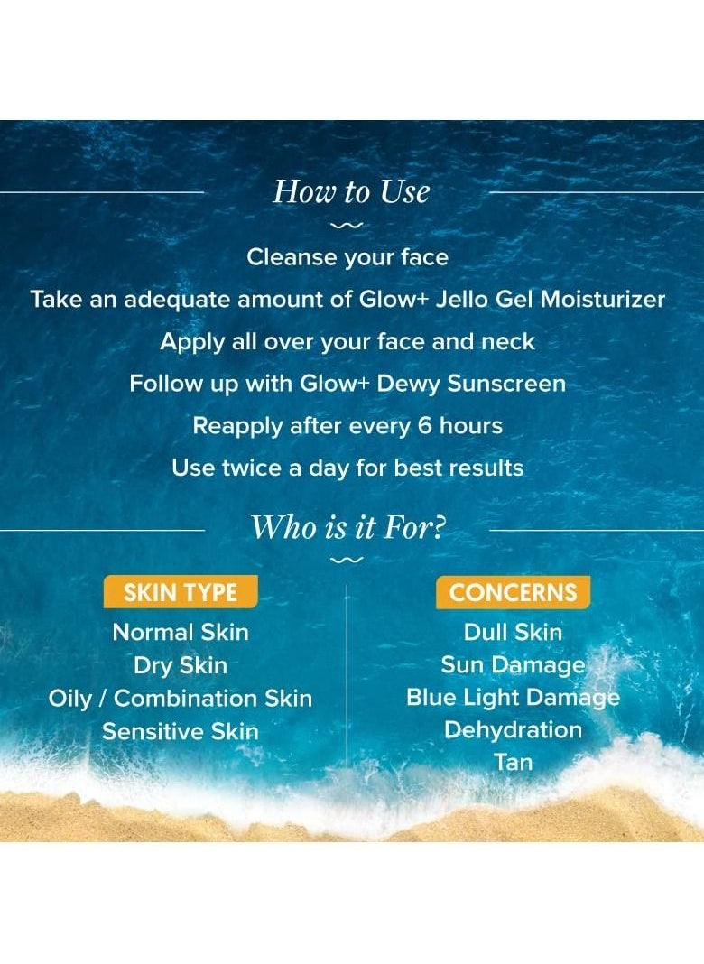 Aqualogica - Protect & Brighten Duo Sunscreen 50g Gel Moisturizer 50g - Image 1