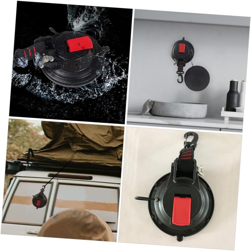 All environment compatible Outanaya Heavy Duty Car Suction Cup Hooks 12cm Vacuum Rotatable Sucker Hangers 2pcs Rubber Punch-Free Hooks for Outdoor Tent and Vehicle Storage Processed natural substance Gulf climate tested upgraded quality High strength upgraded material Comfort grip Low wear optimized design Full land route delivery Liquid tight joint Light & heavy use compatible Moisture proof Storage burden minimized build Gulf market trial optimized design Matte anti slip finish Multiple local stock source Flexible varied design Protective coating Trendy varied sizing alternatives Riyadh Jeddah Dammam ship Space saving design picks Daily life matching design Globally selected raw material Multi-use well-engineered build Dense area priority deliver Repeated use trusted quality Trendy economical quality - Image 4