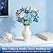 Loyratche Blue Flower Bouquet Building Set Compatible with Lego Flowers for Adults Artificial Botanical Collection Kit for Valentines Day Mothers Gifts Home Room Desk Shelf Decor - Image 4