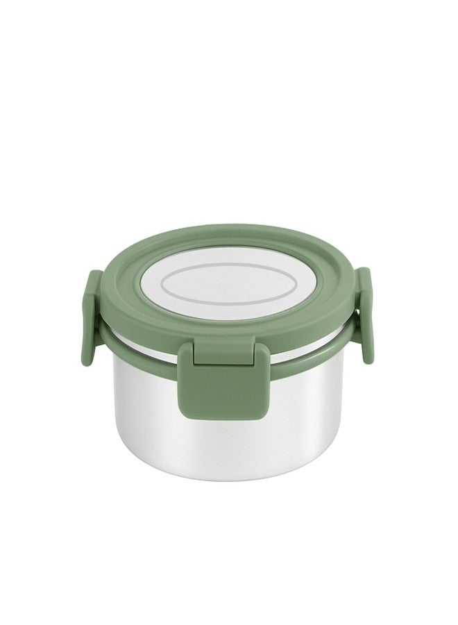 SUGAR Homeware Steelock | Stainless Steel Food Storage Container | Leakproof Airtight Kitchen Dabba | Clip Lock Lunchbox | Reusable Office Tiffin | 300ml | Green