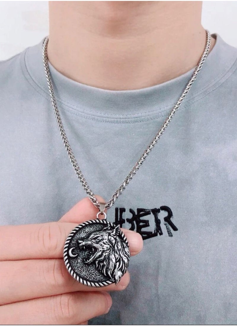 JewelryEveryday Silver Stainless Steel Necklace For Men Size 60cm  - Image 1