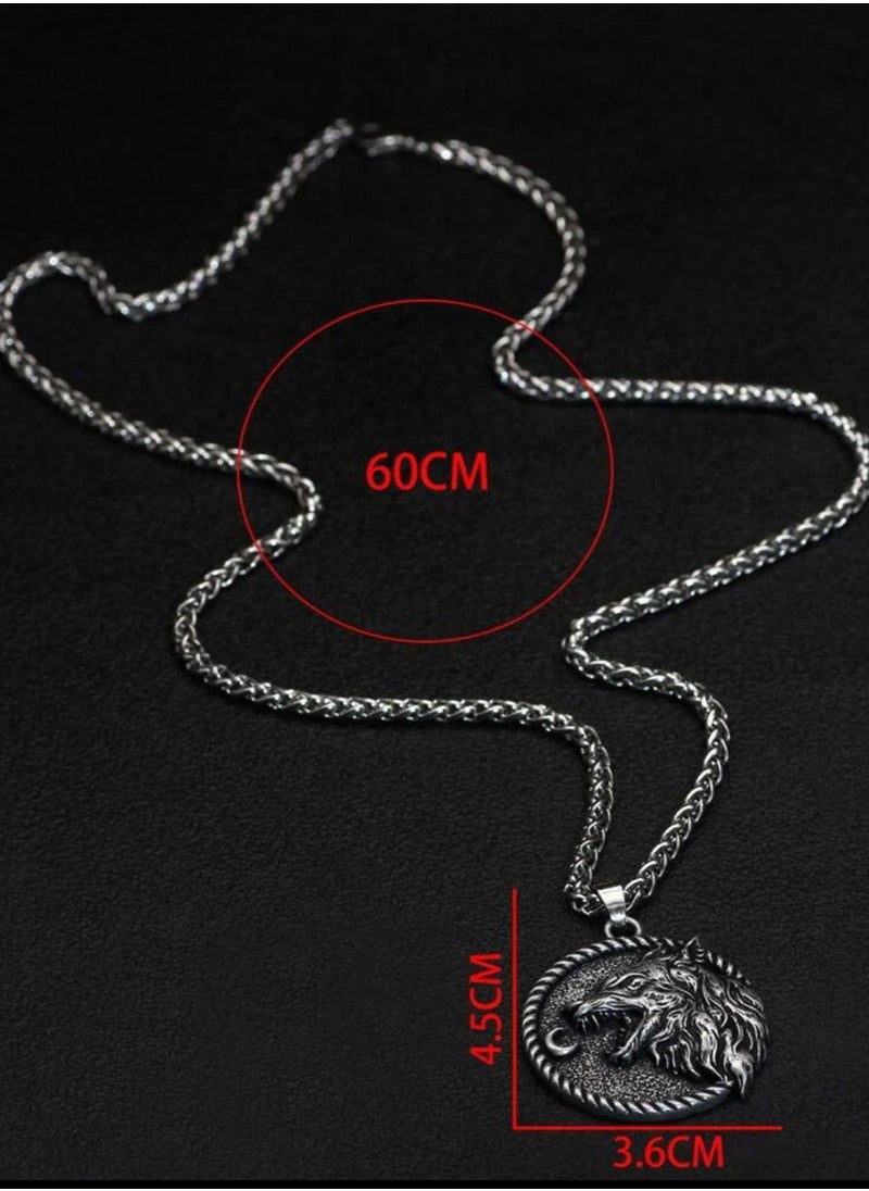 JewelryEveryday Silver Stainless Steel Necklace For Men Size 60cm  - Image 3
