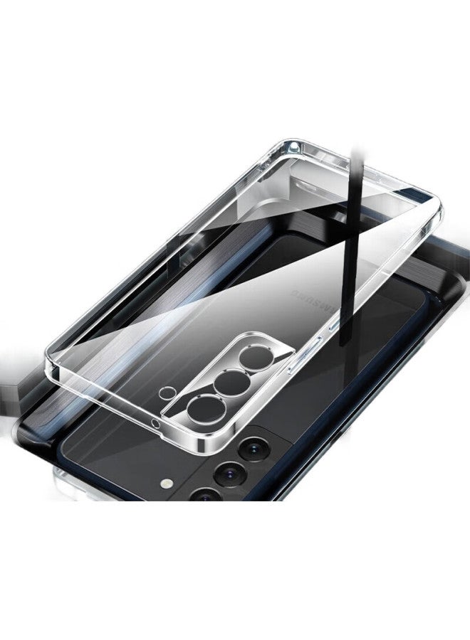 Freeson Phone Case For Samsung Galaxy S22, Slim Full Protection Shockproof Clear Tpu Soft Shell (With 2-In Ring Holder And Lanyard), Transparent - Image 2