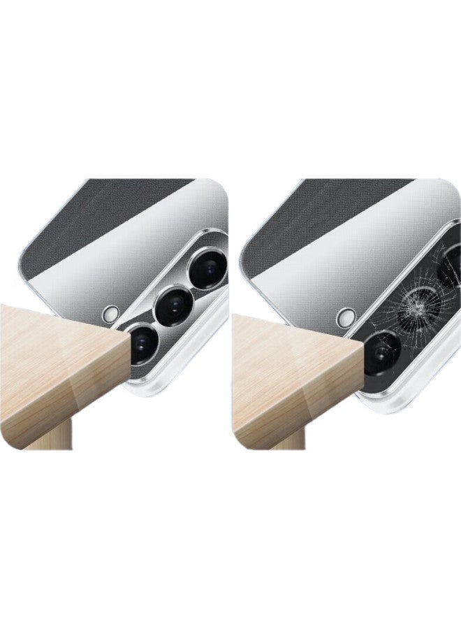 Freeson Phone Case For Samsung Galaxy S22, Slim Full Protection Shockproof Clear Tpu Soft Shell (With 2-In Ring Holder And Lanyard), Transparent - Image 3