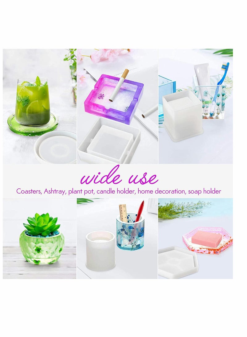 KASTWAVE 28Pcs Epoxy Resin Molds - Image 3