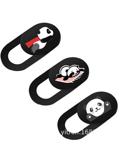 Generic Customized Pattern Anti-spy Camera Privacy Protection Cover For Mobile Phones Tablets Hidden Surveillance Lens Cap Struggle and Work Hard Panda 1 