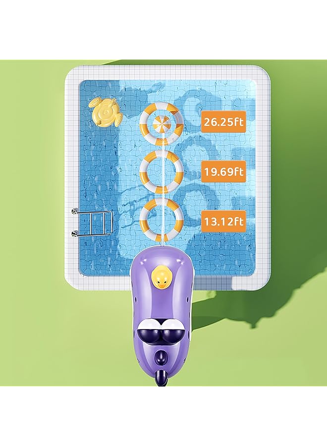 KASTWAVE Electric Water Pistol Cute Crocodile Squirt Pistol 180Ml 520+ Shoots 20 26Ft Range Light Up Water Pistol Water Blaster Toys For Children Boys Girls Kids Ages 8 12 - Image 2