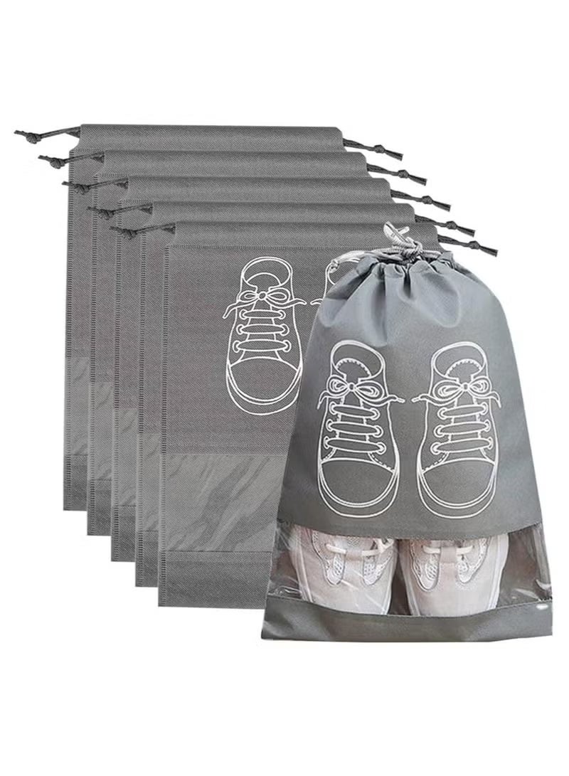 2-Piece Shoe Storage and Dustproof Travel Bags – Random Color – Ideal for Travel & Home Use