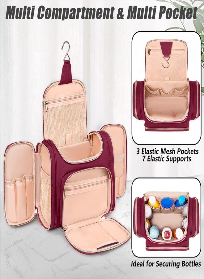 Tealari Large Toiletry Bag for Women Men,Bathroom Bag,Water Resistant Shower Bag,Makeup Bag,Toiletry Bags for Traveling,Hanging Toiletry Bag with Transparent Waterproof Phone Pocket - Image 5