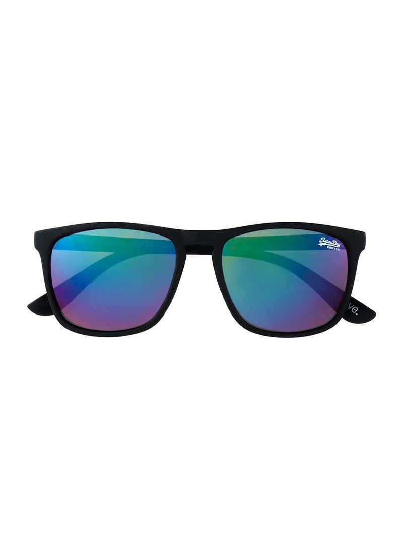 Superdry SHOCKWAVE Full-Rim Rectangular UV Protection Sunglasses - Purple - Image 2