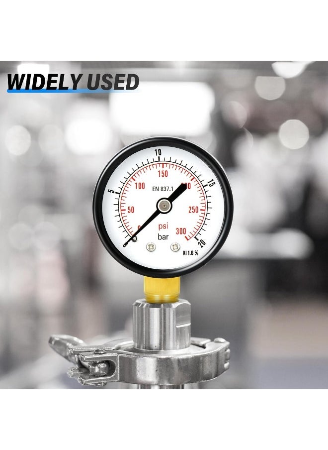 melfi Melfi 4-Inch Dial Pressure Gauge â€“ Accurate, Vibration-Resistant Gauge for Water, Oil, Air & HVAC Systems â€“ Ideal for Industrial & Professional Use (10 BAR)  - Image 5
