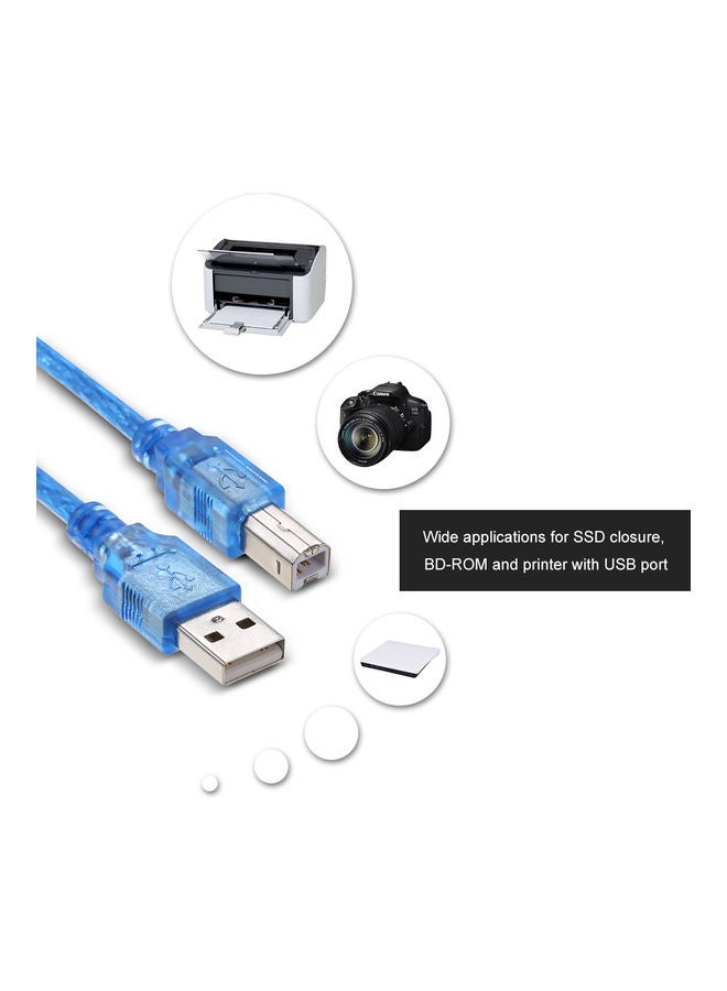 كابل USB للطابعة متعدد الألوان - Image 2