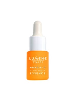 Lumene Lumene [Valo] Nordic-C Glow Boost Essence - Hydrating & Brightening Serum with Vitamin C, Hyaluronic Acid + Arctic Cloudberry for Visibly Radiant Skin - Vegan + Works for All Skin Types (0.5 fl oz)  - Image 1