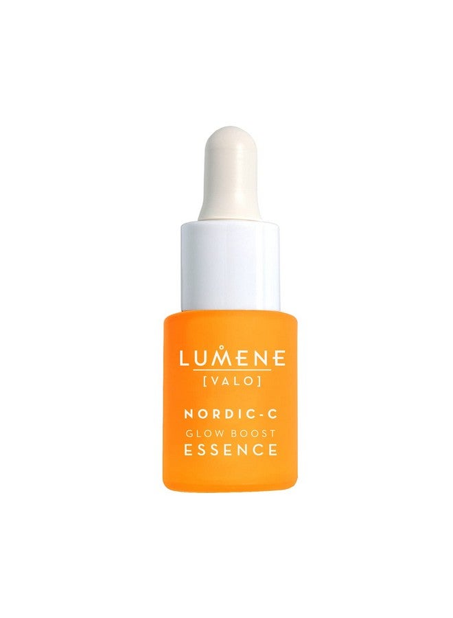 Lumene [Valo] Nordic-C Glow Boost Essence - Hydrating & Brightening Serum with Vitamin C, Hyaluronic Acid + Arctic Cloudberry for Visibly Radiant Skin - Vegan + Works for All Skin Types (0.5 fl oz) - Image 1