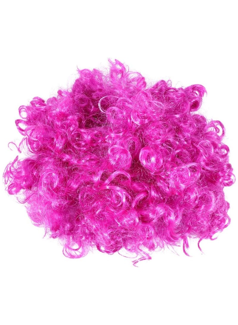 Estelle Purple Afro Curly Clown Wig Halloween Circus Carnival Party Costume Cosplay Party Hair Wigs for Adult and Kids - Image 1