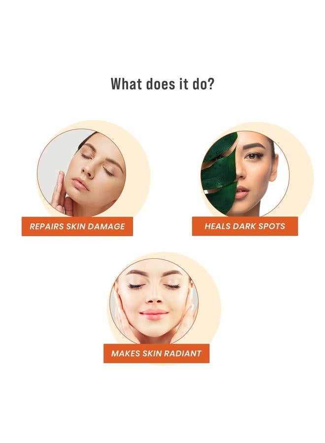 Sirona 20% Vitamin C Face Serum for Men & Women – 30 ml for Repair Skin Damage, Heals Dark Spots & Makes Skin Radiant | with Niacinamide, Gotu Kola & Tasmanian Pepper Fruit - Image 3