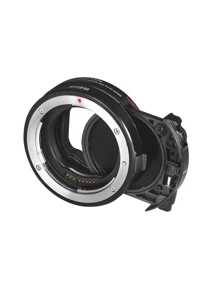 Meike محول تركيب فلتر MK-EFTR-C للكاميرات Canon EF إلى EOSR مع فلتر ND متغير وفلتر UV لكاميرات EOS R R5 R6 RP R5C C70 - Image 3