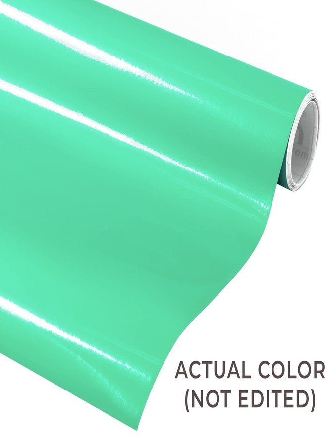 في فيفيد لفة فينيل لاصق دائم للحرف اليدوية من VViViD Mint Gloss DECO65 (7 أقدام × 11.8 بوصة) - Image 2