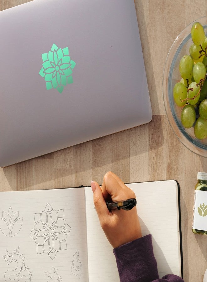 في فيفيد لفة فينيل لاصق دائم للحرف اليدوية من VViViD Mint Gloss DECO65 (7 أقدام × 11.8 بوصة) - Image 5